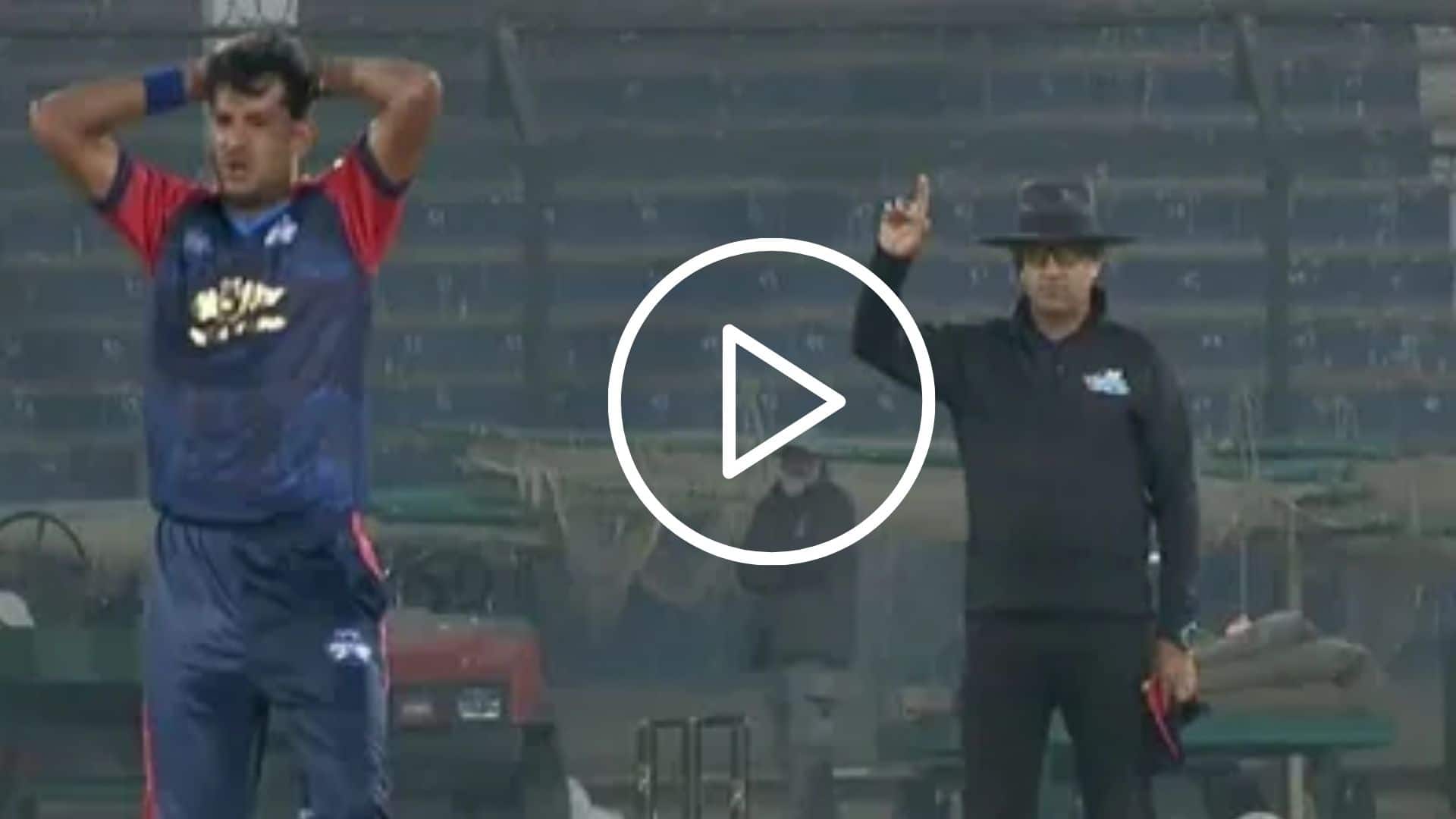 [Watch] Umpire Declares Batter Out Without an Appeal in SPL 2024
